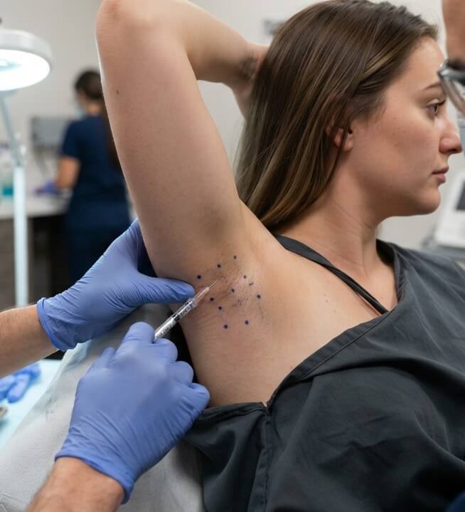 Botox Hyperhidrosis — Underarm